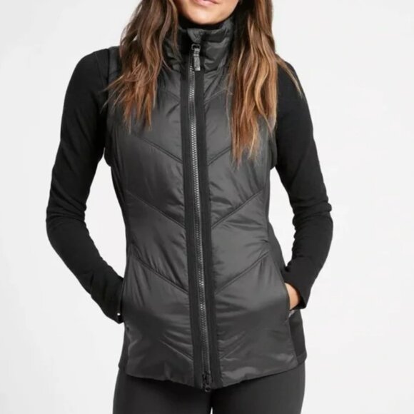 Athleta Featherweight Vest Black S - Picture 1 of 6